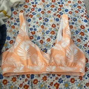 Pink Lily Bikini Top Size Large